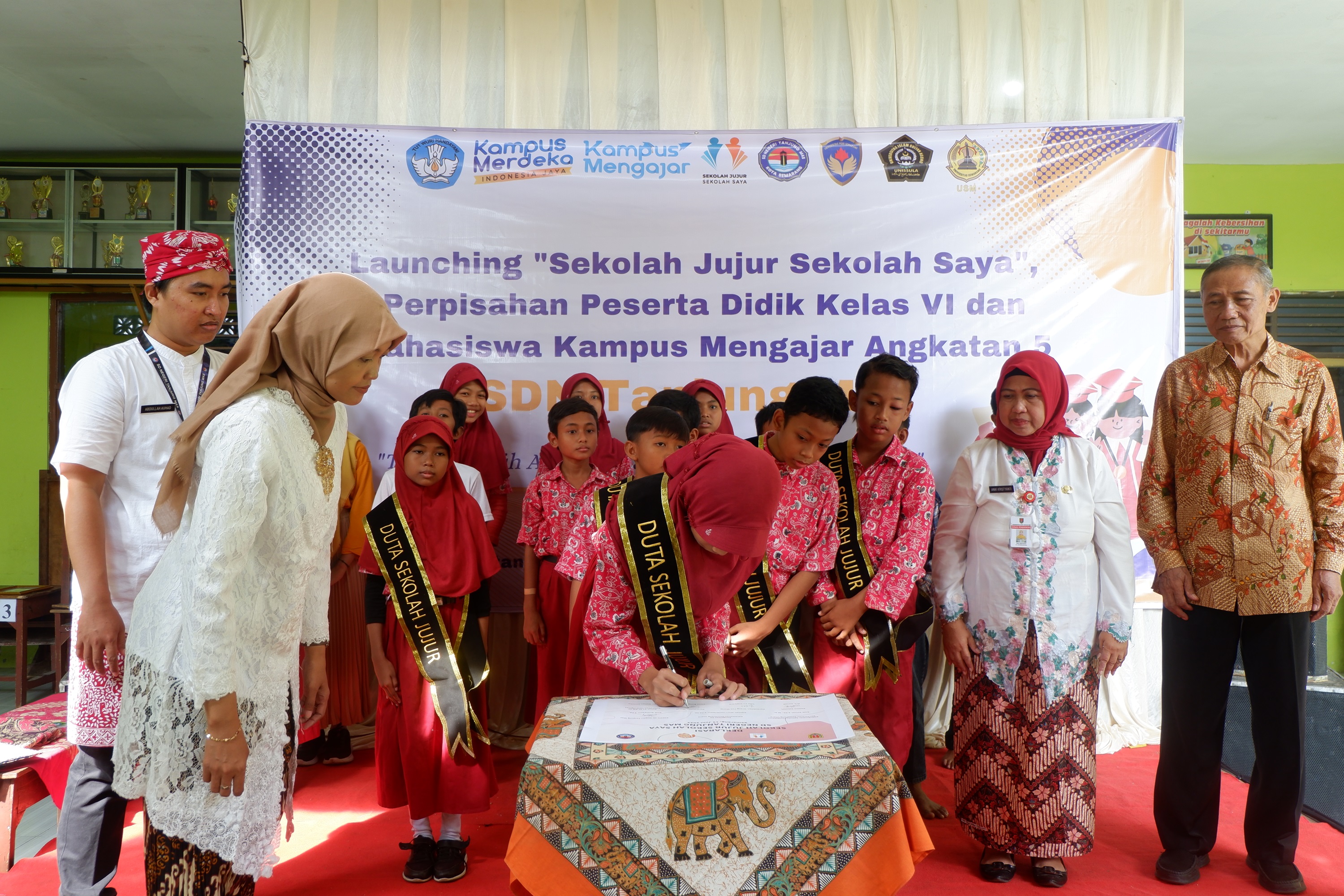 Deklarasi Sekolah Jujur Sekolah Saya SDN Tanjung Mas Semarang